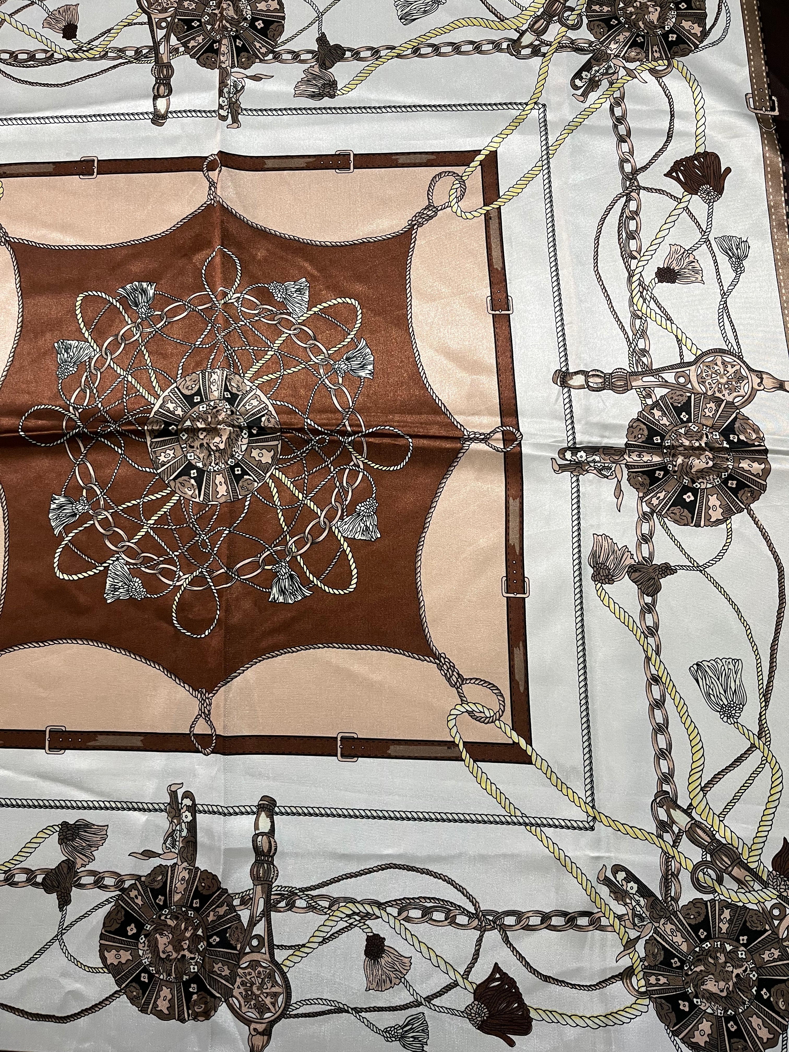 Luxury Silk Square Unisex Scarf