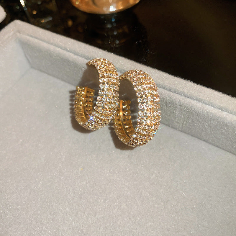 METAL EAR STUDS