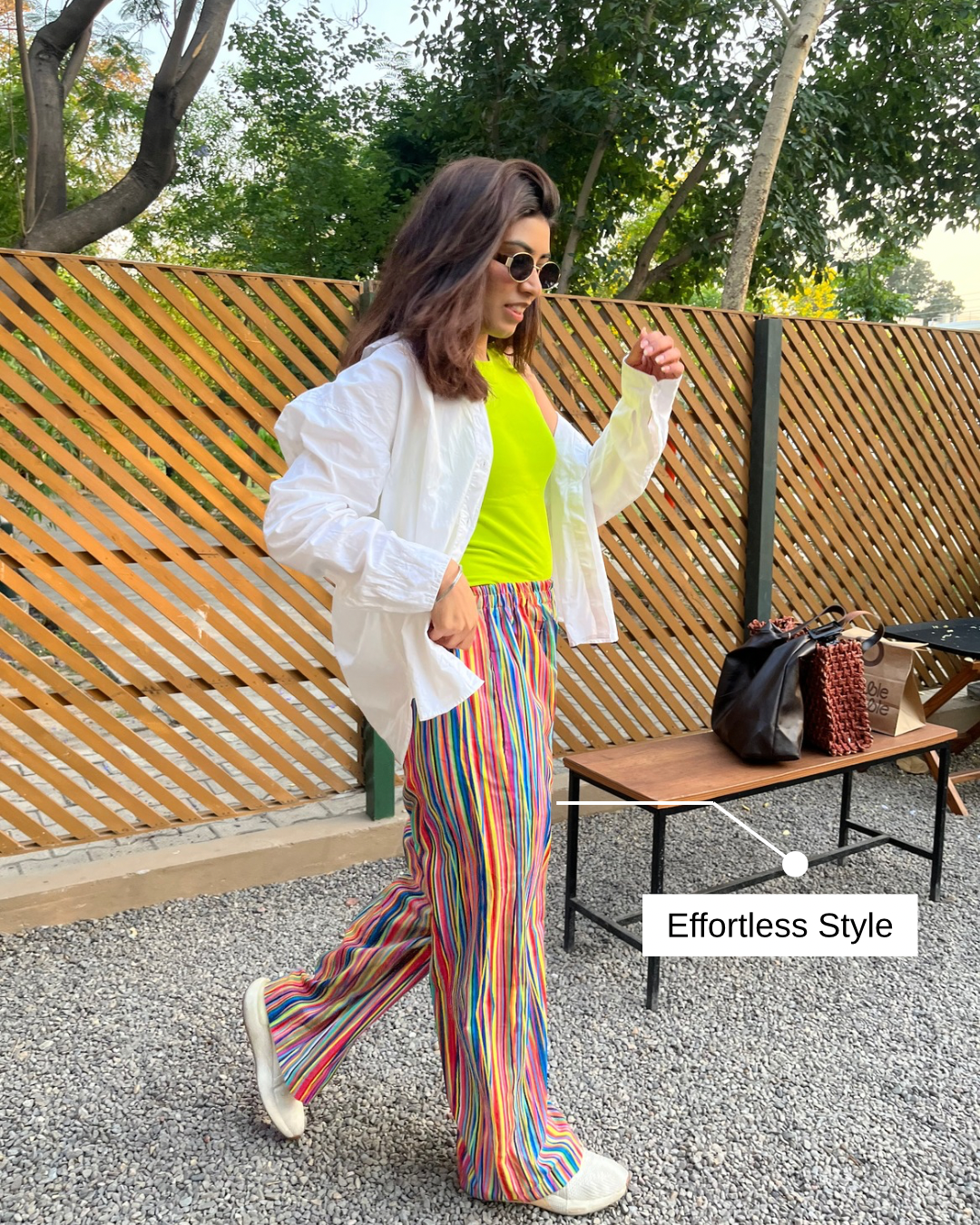 Multi Stripes cotton Linen Pants