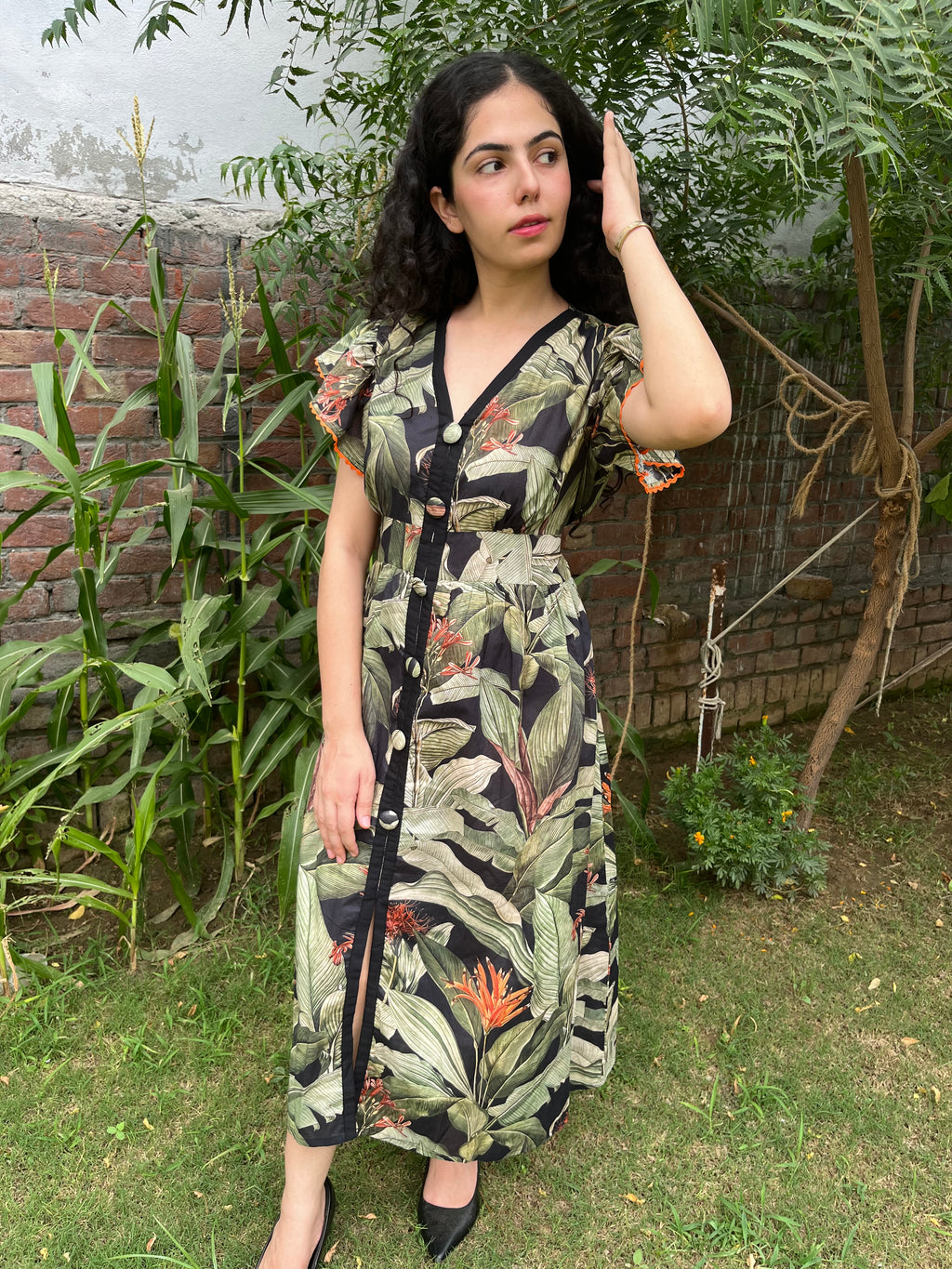 Bold Printed pure Cotton Dress