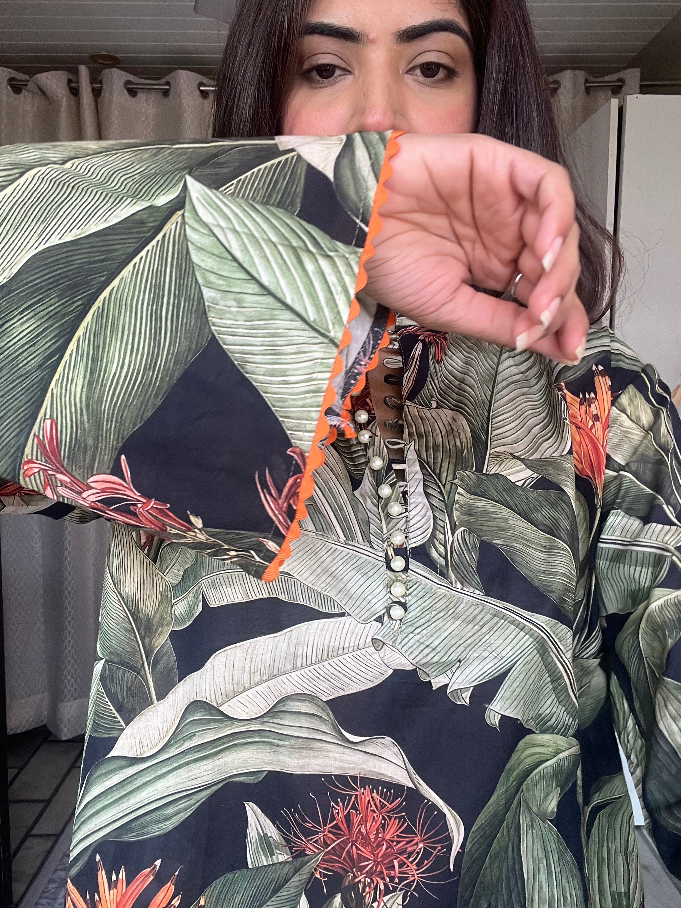 Tropical Pearl Cotton Top