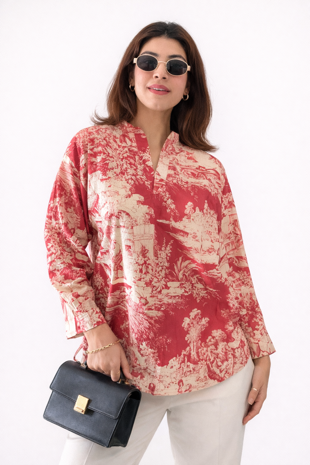 Classy Printed Cotton Top
