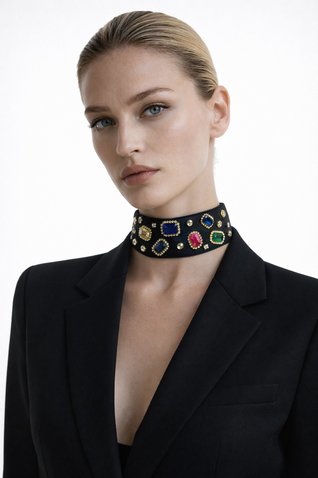 Majestic Multi-Gem Choker
