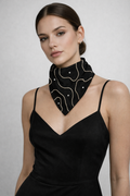 Pearl Wave Mini Scarf