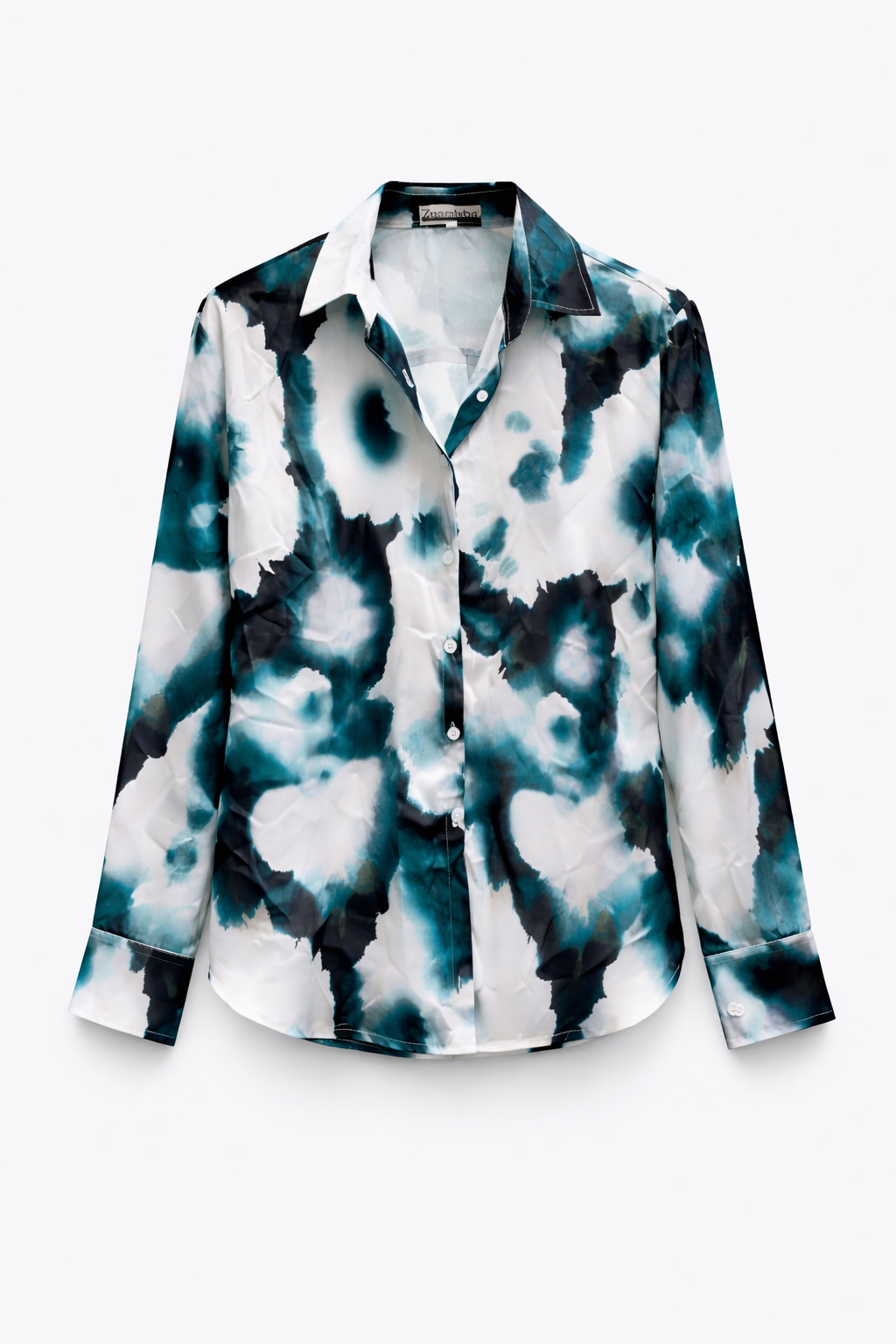 Ocean Blue Georgette Shirt