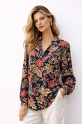 Midnight Bloom Pure Cotton Top
