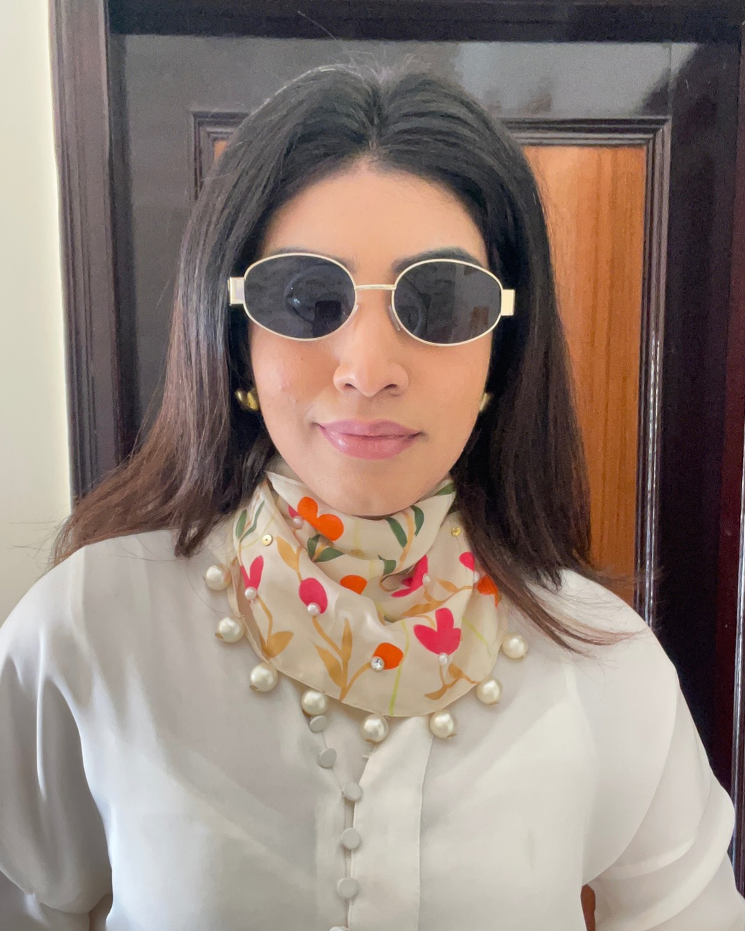 FLORAL NECKLACE SCARFS