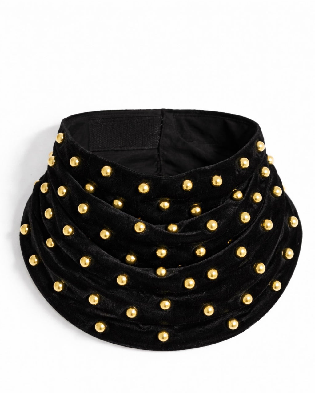 BLACK GOLD PEARL VELVET MUFLLER
