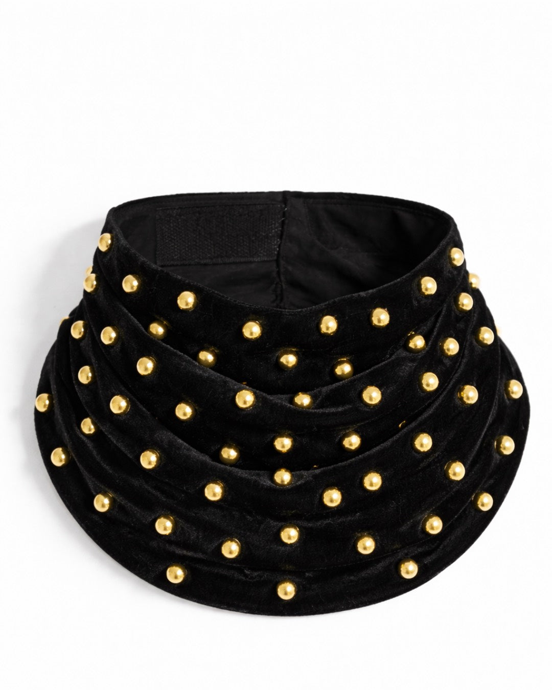 BLACK GOLD PEARL VELVET MUFLLER