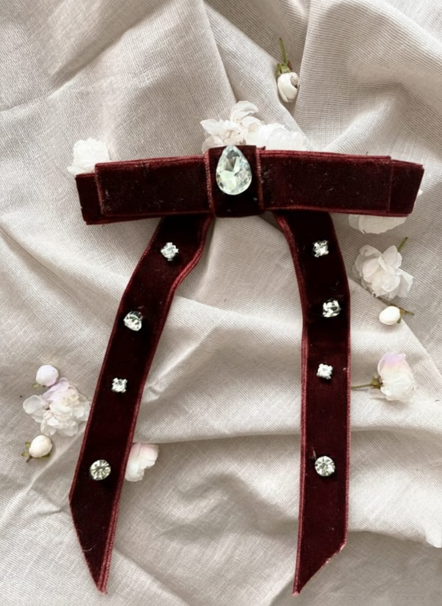 VELVET MINI BOW