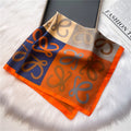 Bold Print Silk Scarf