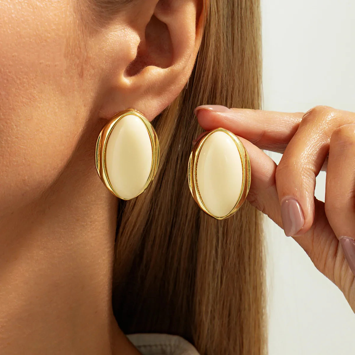 Tiger eye Stone Earring