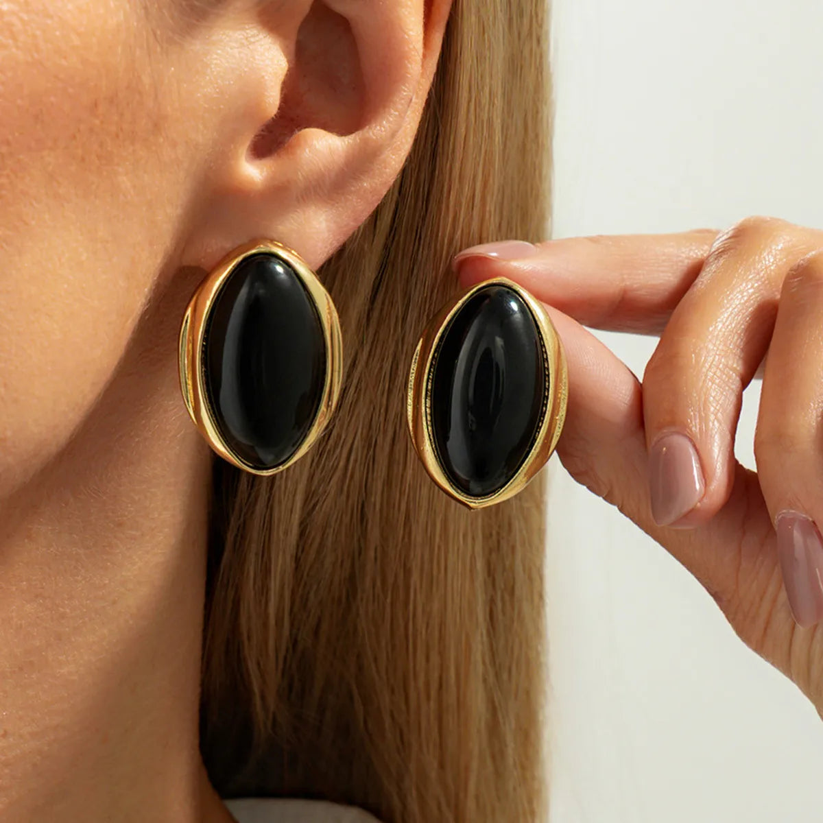 Tiger eye Stone Earring